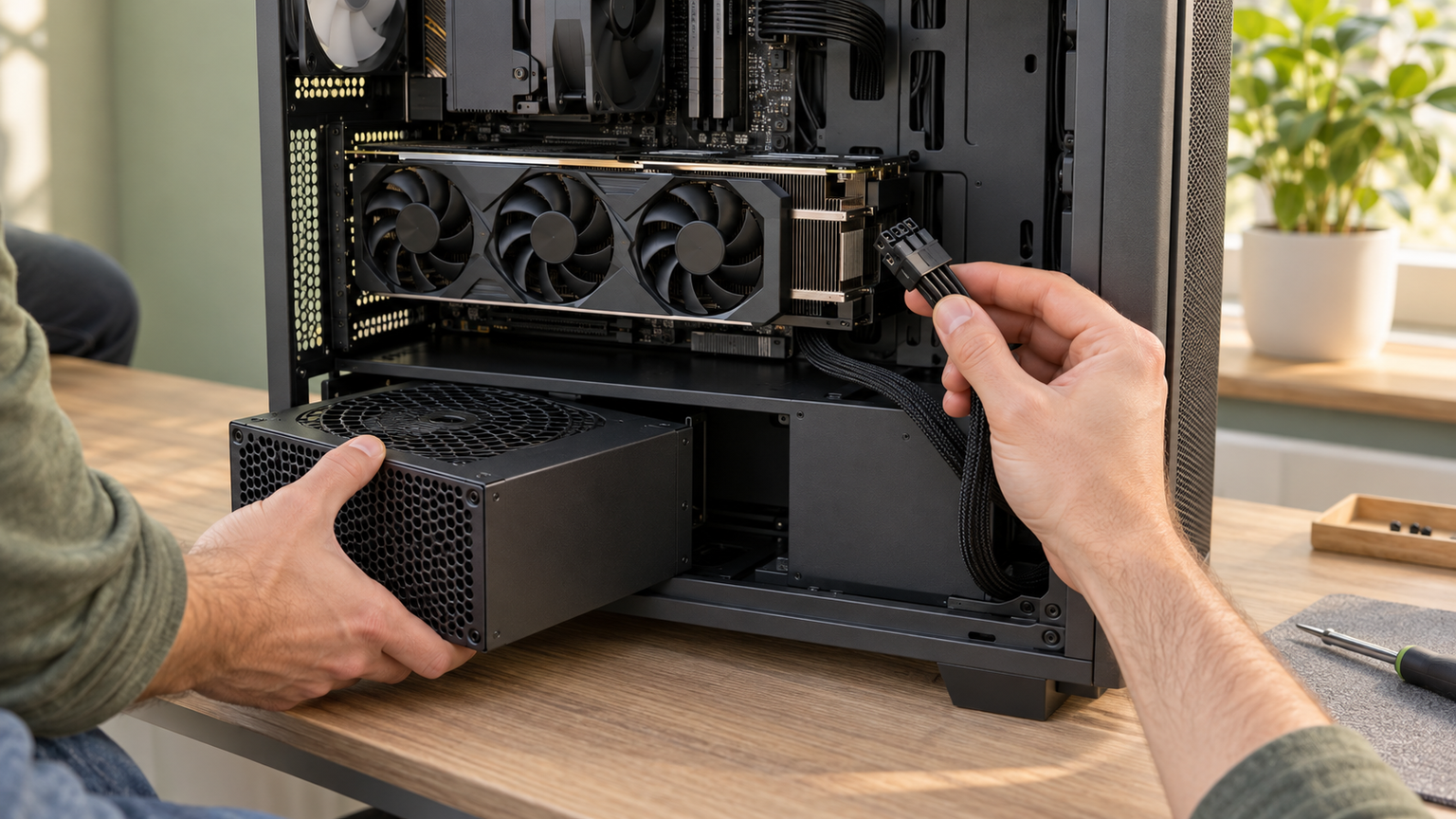RTX 5080用電源は容量・端子・設置空間で決める