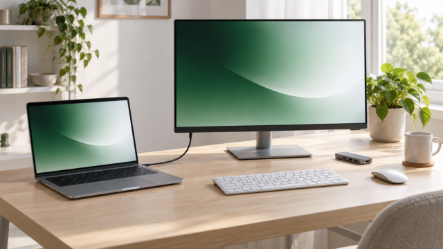MacBook Pro M5におすすめのモニターは？接続方法と選び方を解説