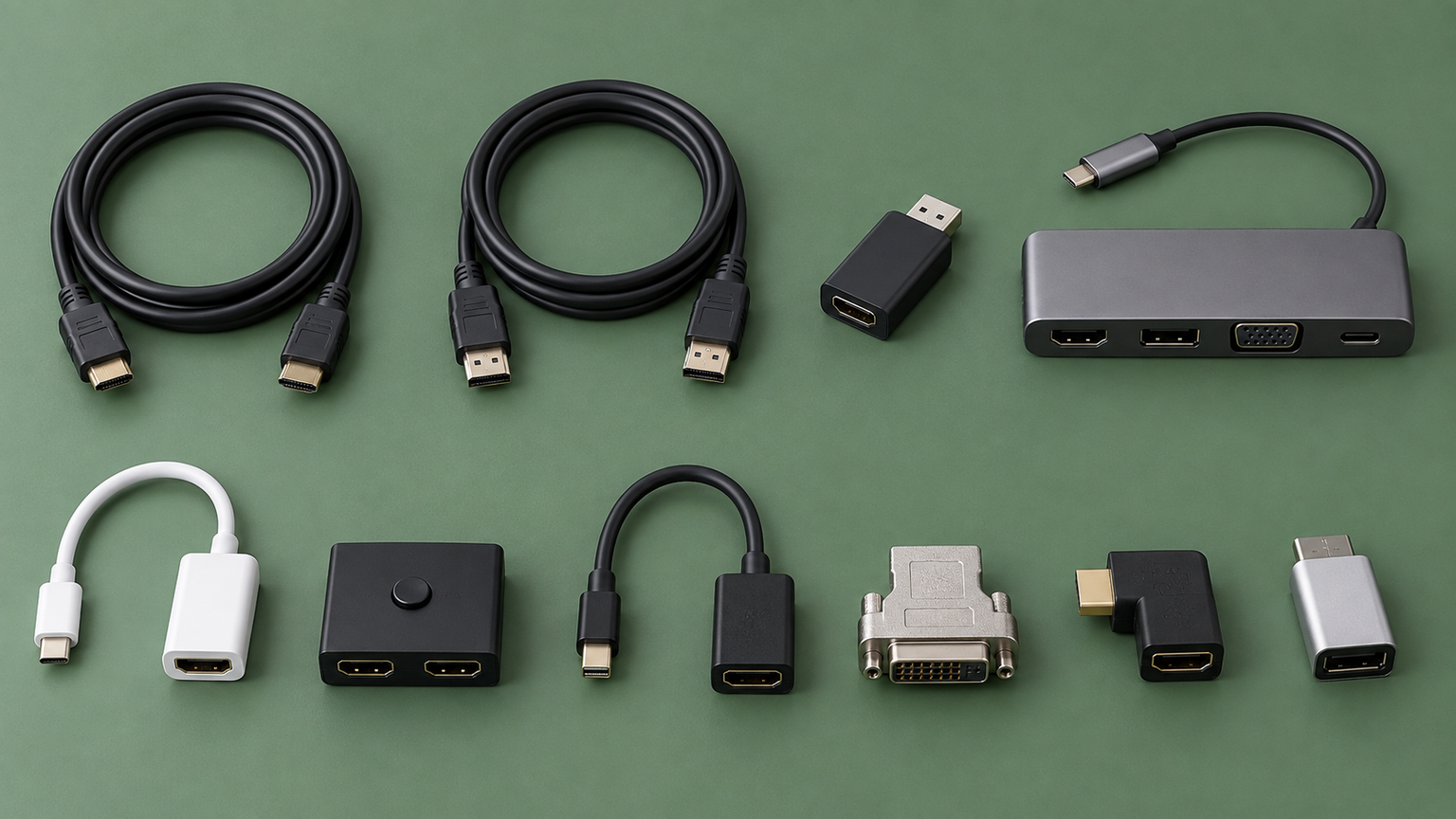 HDMI・DisplayPort対応機器と変換製品10選を比較