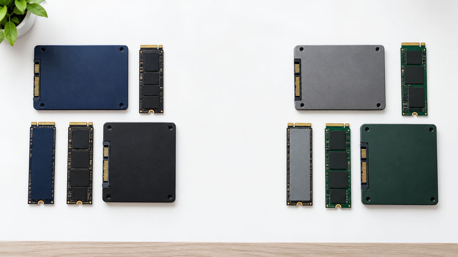 ウェスタンデジタル製SSD5件と比較候補5件を見比べる