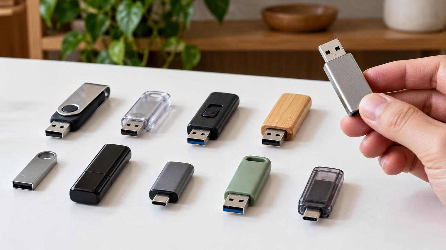 バッファロー製品を含むUSBメモリ10製品を比較