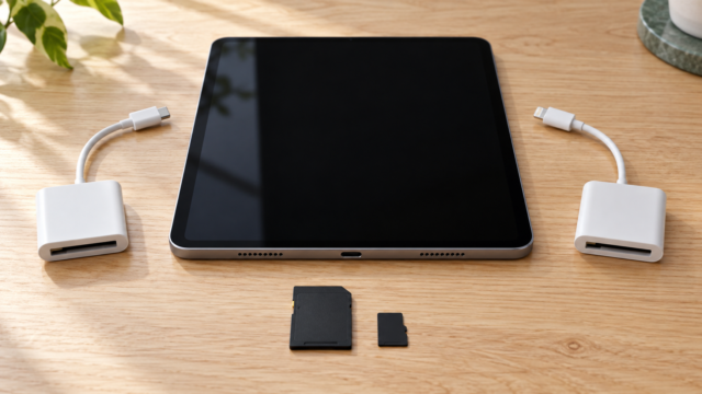 iPad SDカードリーダーのおすすめは？USB-C・Lightning対応を比較