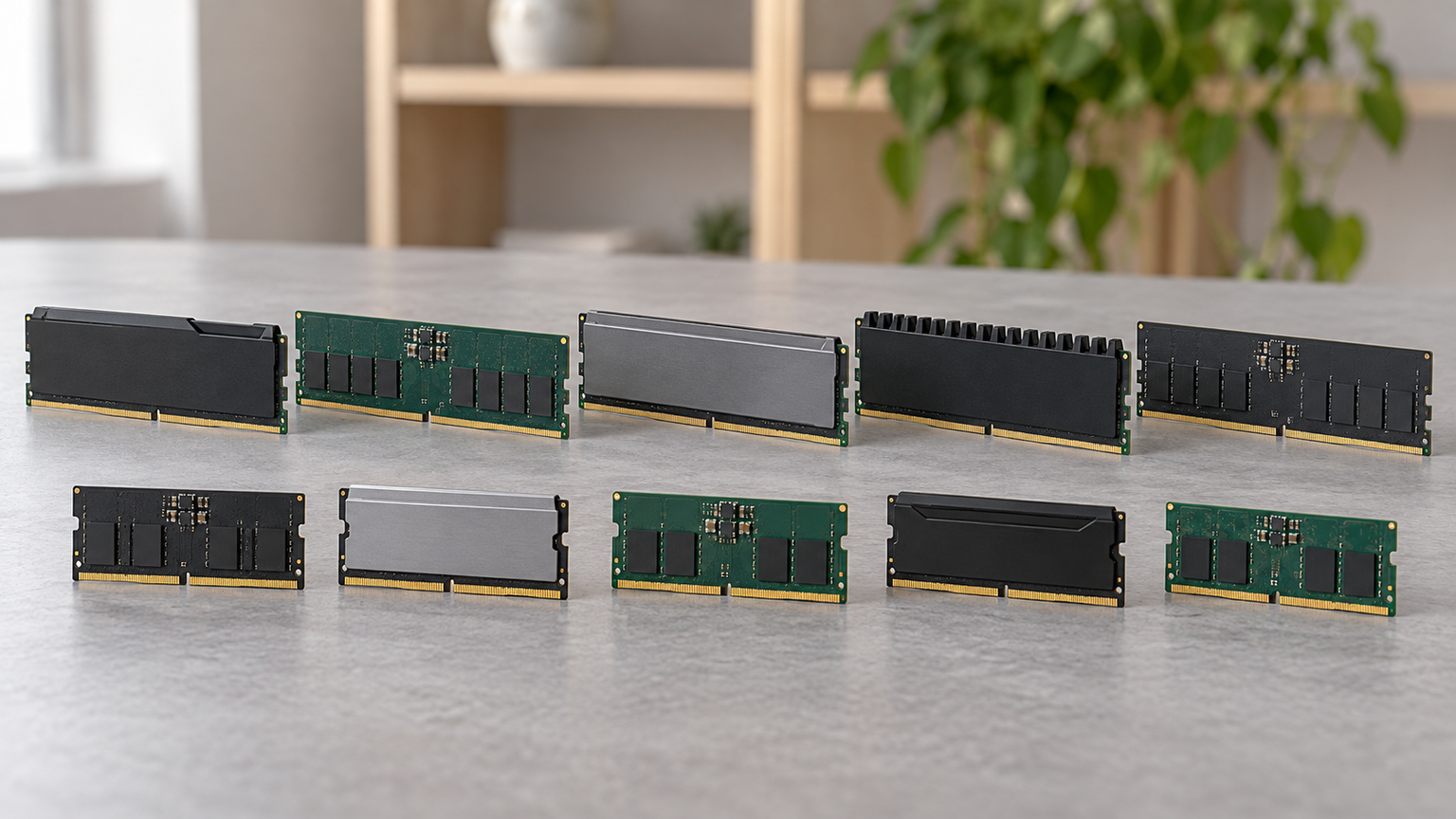 容量・速度・形状が異なるDDR5メモリ10製品を比較