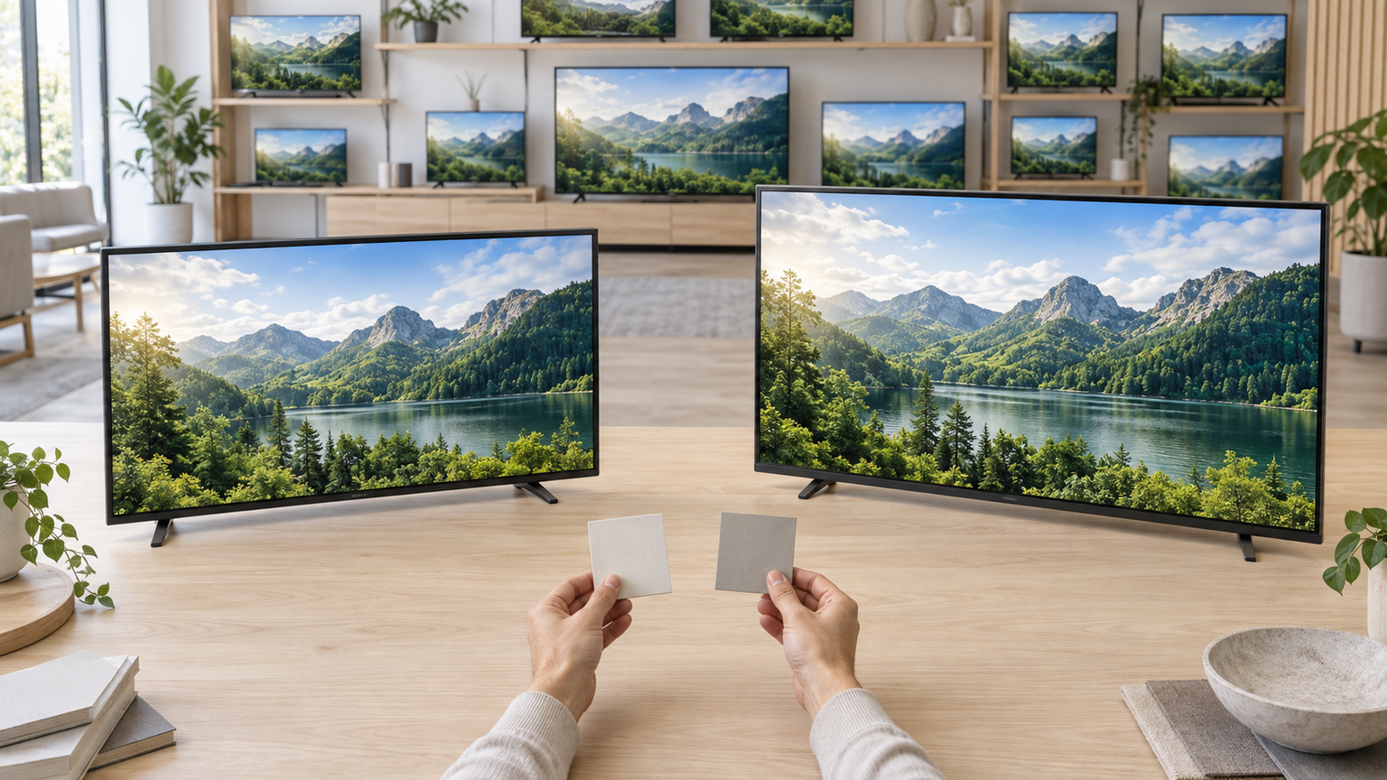 32インチの4Kテレビ2件と比較対象8件を比較