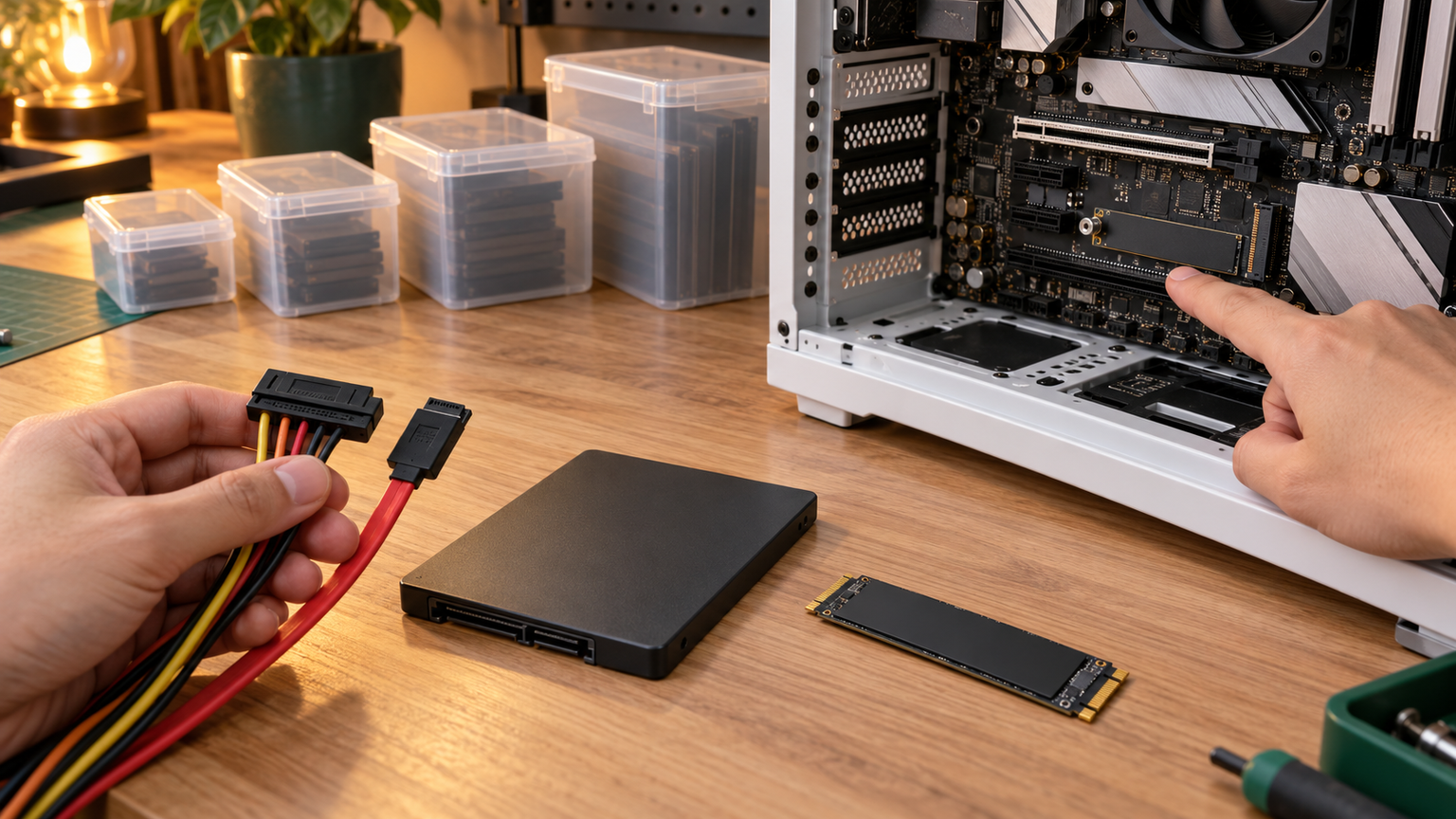Apacer SSDは接続規格と必要容量から選ぶ