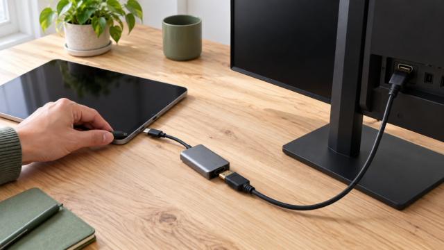 タブレットのモニター出力ができない原因は？USB-CとHDMIの確認方法