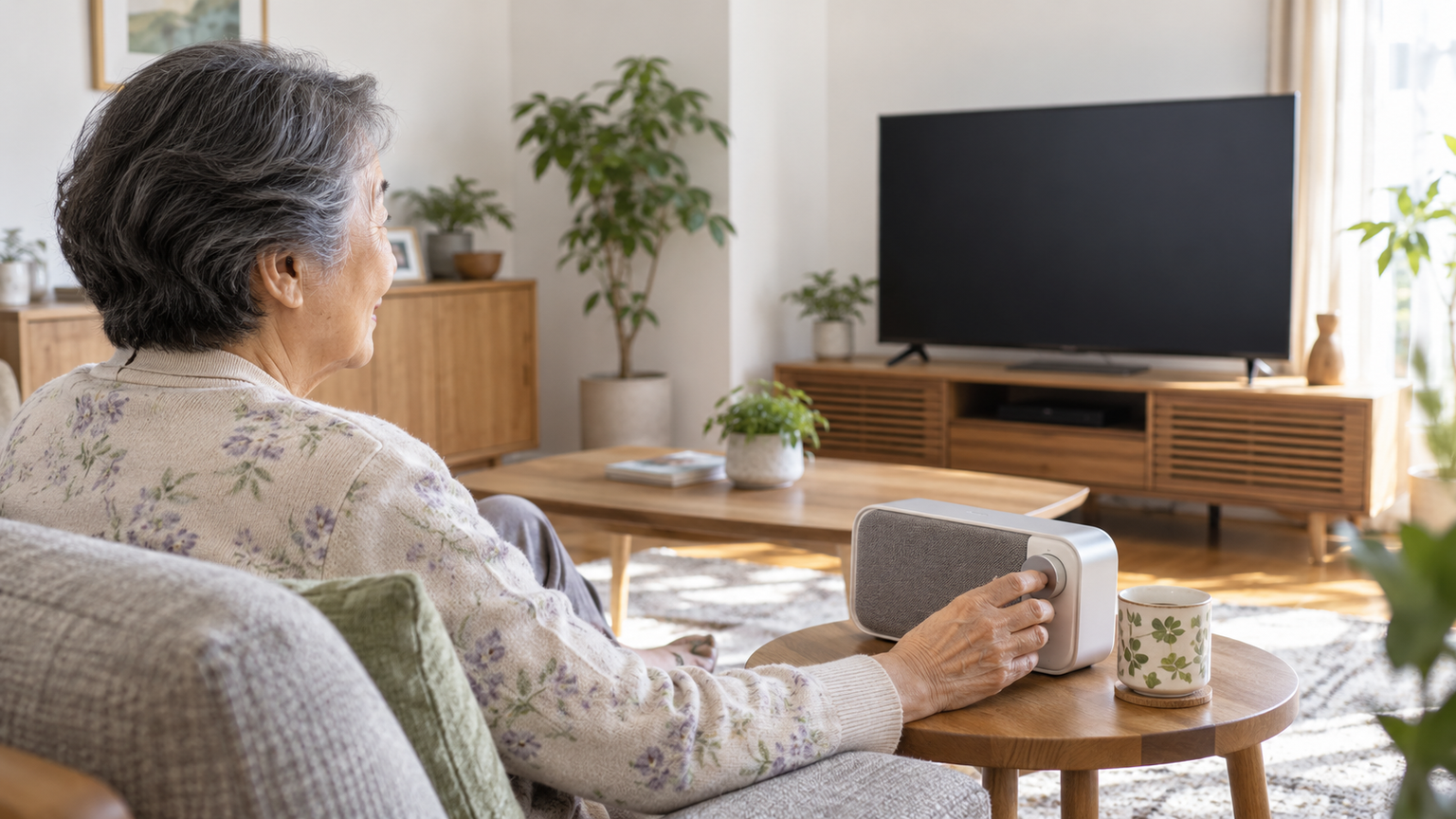 高齢者がテレビの声を聞き取りやすくする選び方