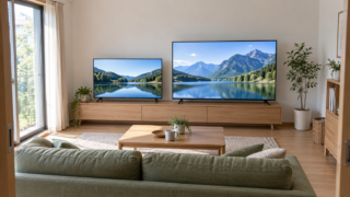 6畳なら55インチと65インチのどっち？テレビサイズの選び方