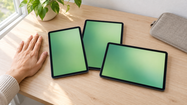 iPad miniと同じサイズのタブレットは？8インチ前後の選び方と比較