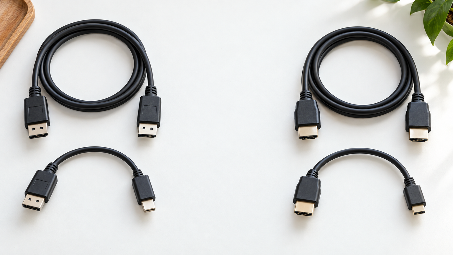 DisplayPortケーブルとHDMIの違いを接続前に整理