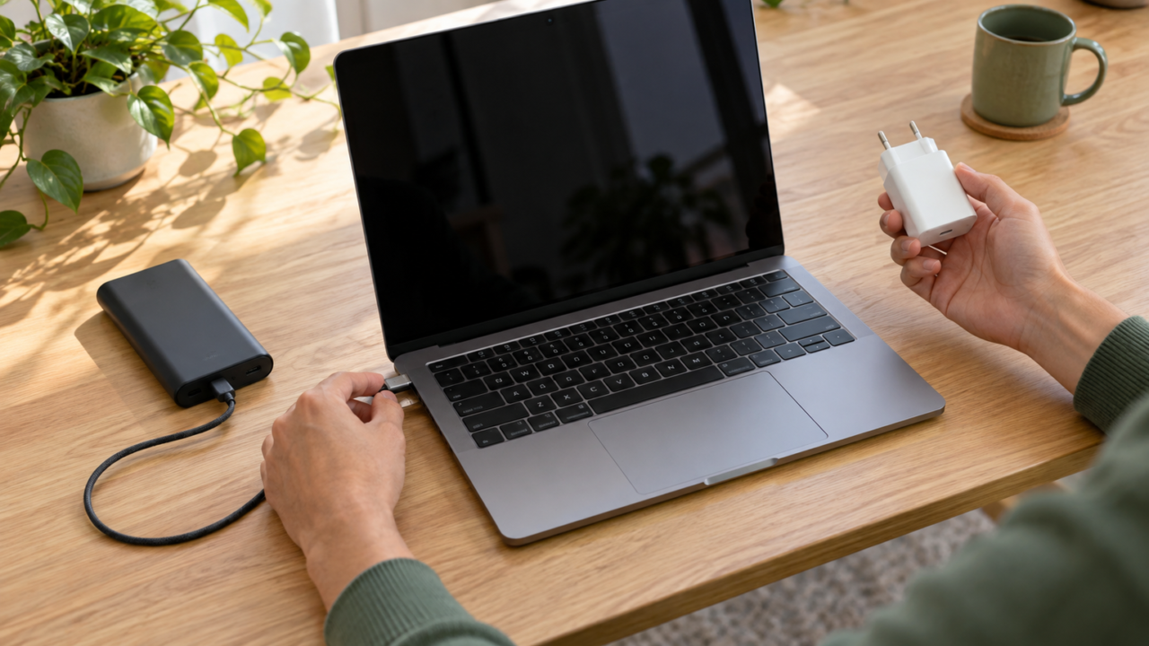 モバイルバッテリーでPCを充電できない原因は？必要なW数と対処法