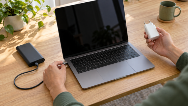 モバイルバッテリーでPCを充電できない原因は？必要なW数と対処法