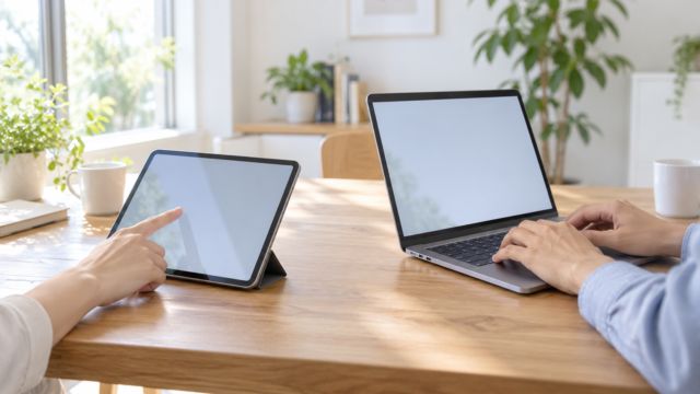 タブレットとノートパソコンの違いは？用途別の選び方を解説