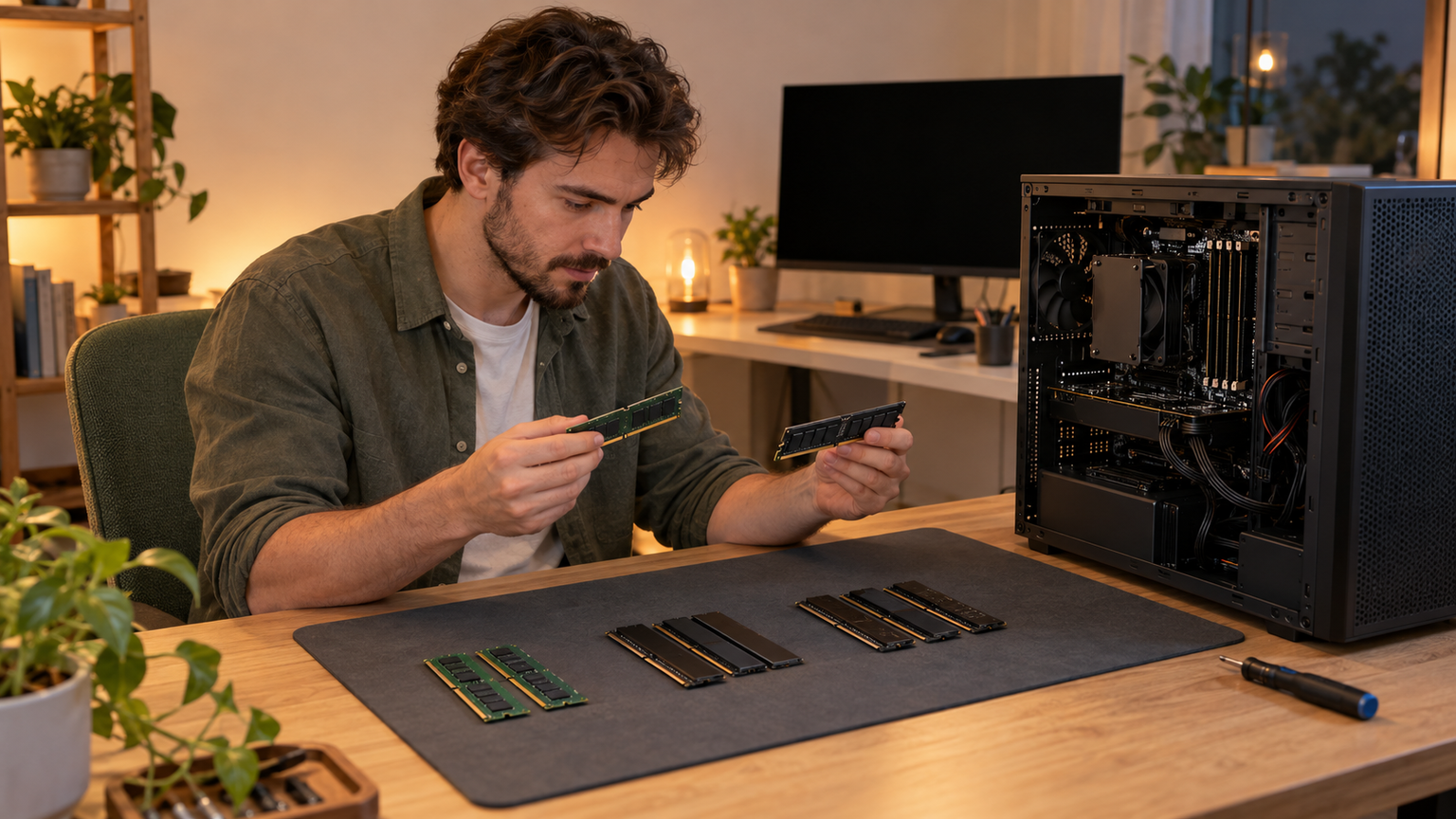 メモリ使用量とPCの対応条件から増設容量を決めよう