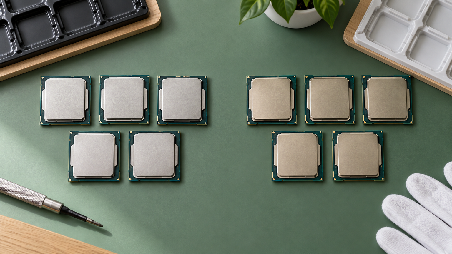 Ryzen 7とCore Ultra 7のCPU候補10件を比較