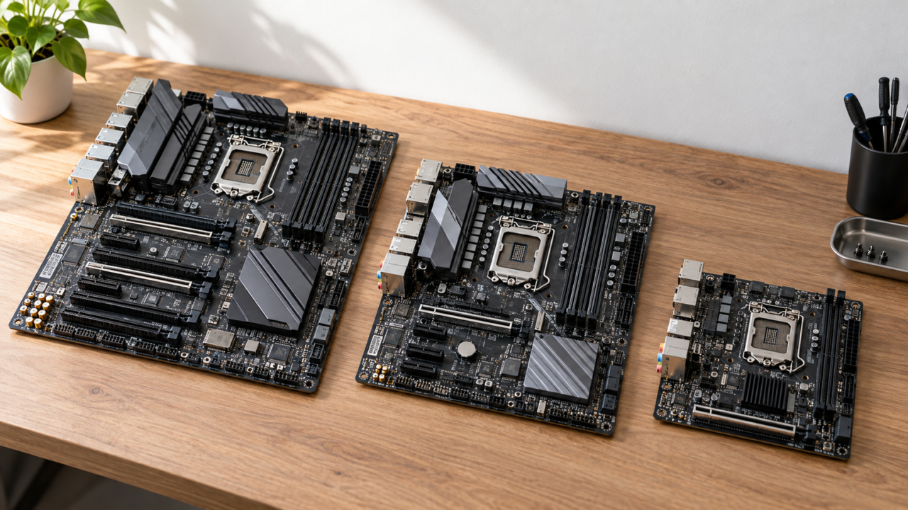マザーボードのグレードの違いとは？チップセットとサイズで選ぶ方法