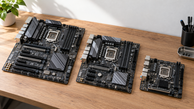 マザーボードのグレードの違いとは？チップセットとサイズで選ぶ方法