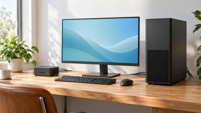 ミニPCとデスクトップの違いは？欠点と選び方を用途別に解説