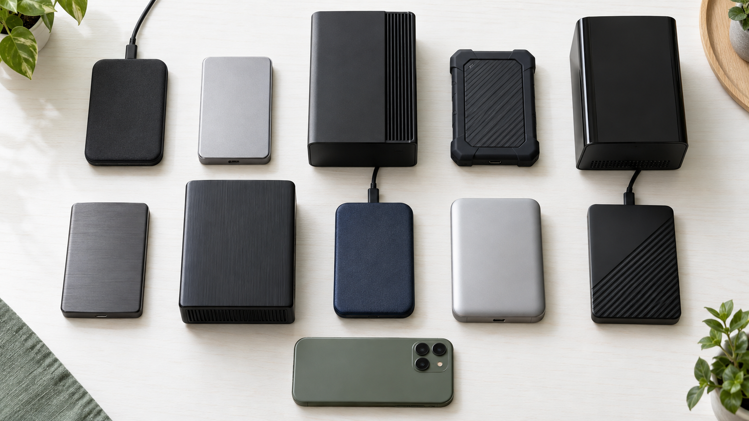 iPhoneの写真保存に検討できる外付けHDD10製品を比較