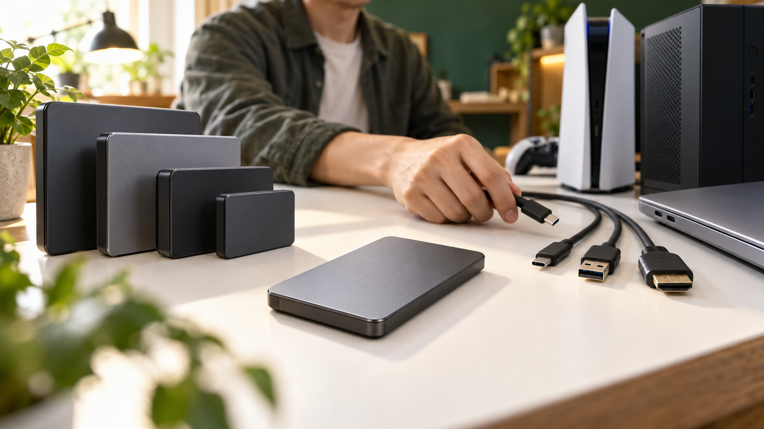 ゲーム用はSSDを軸に容量と接続方法を決めよう