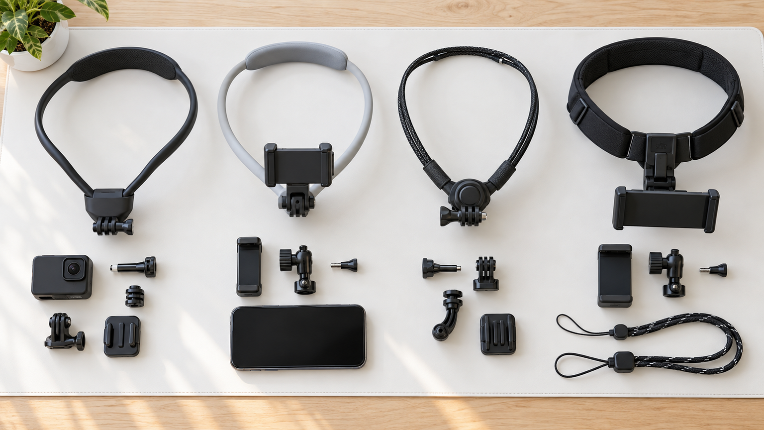 GoProやスマホで使えるネックマウント10選