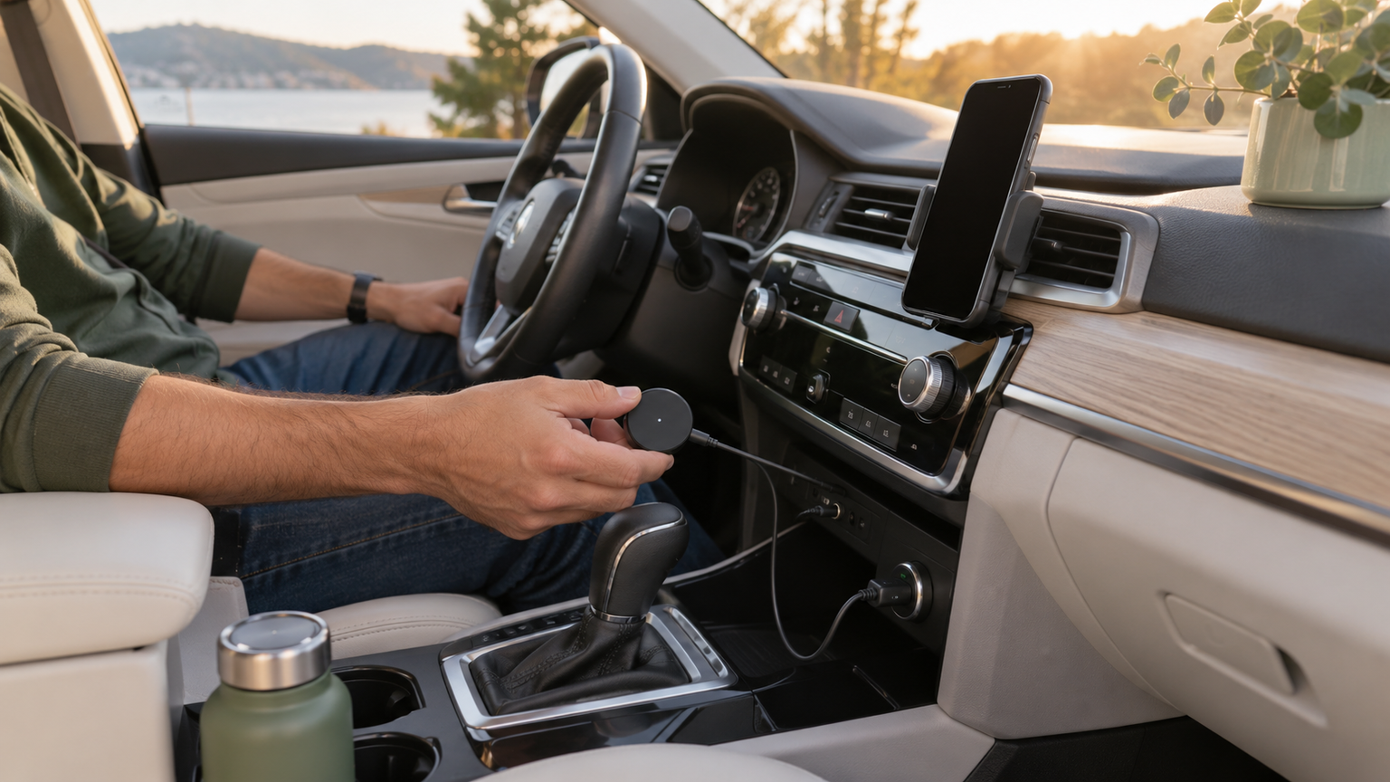 車のAUXでBluetooth音楽を高音質にする方法
