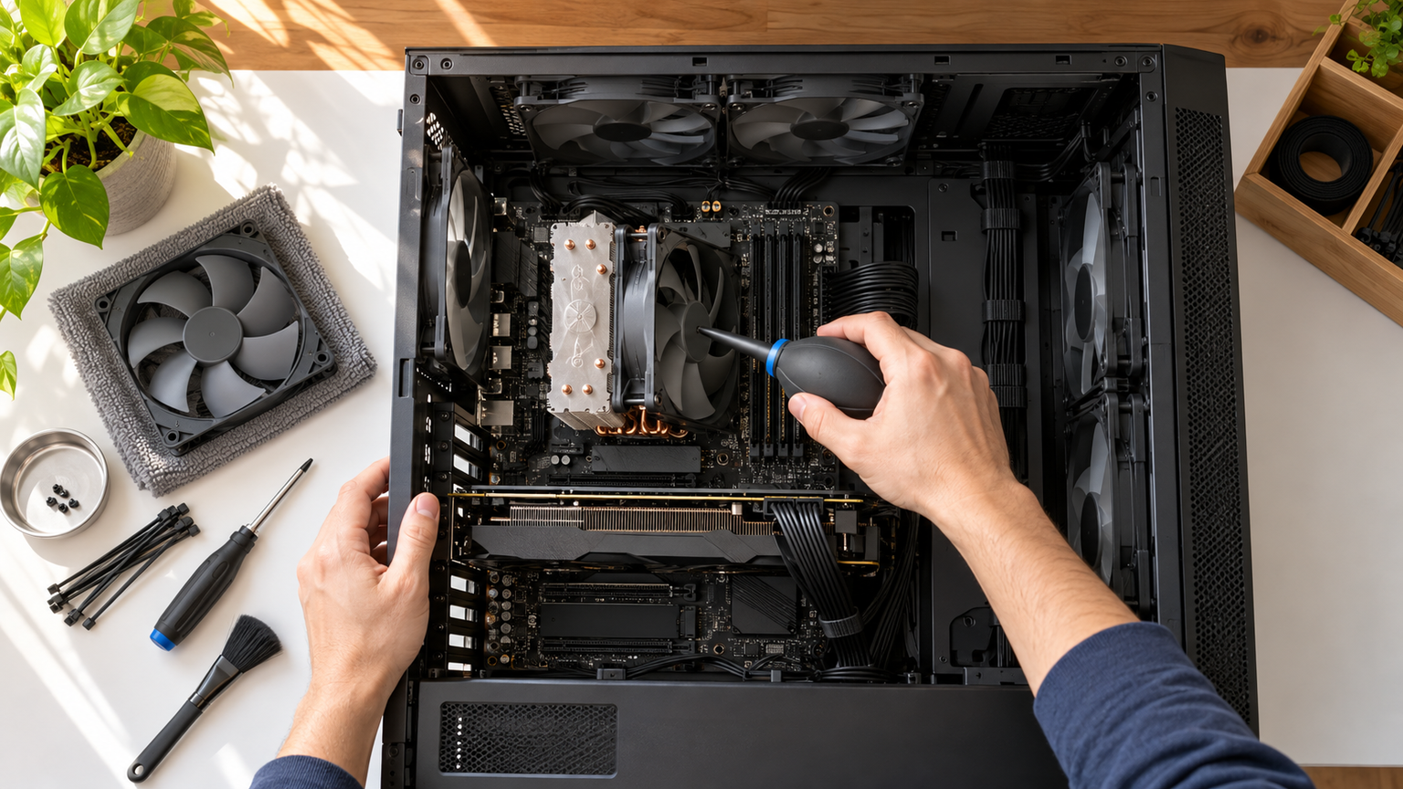 ゲーミングPCのCPU温度を判断して下げる方法