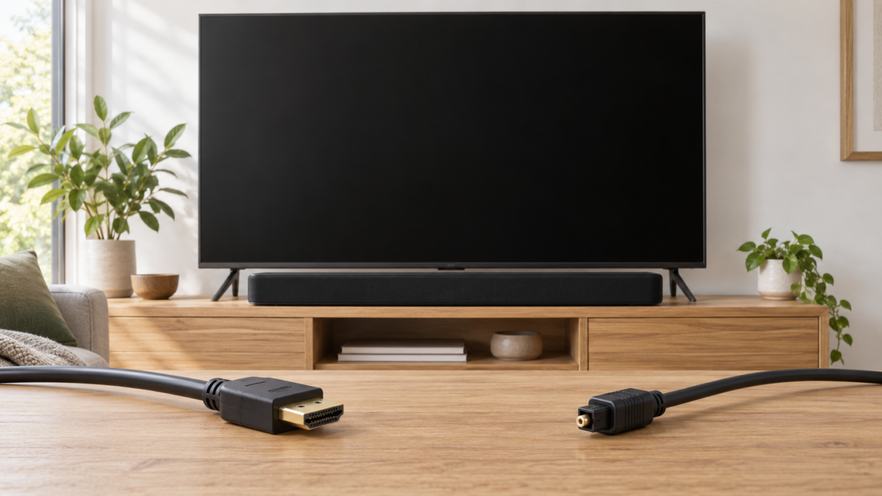 サウンドバーはHDMI ARCと光デジタルのどっち？接続と音質の違い