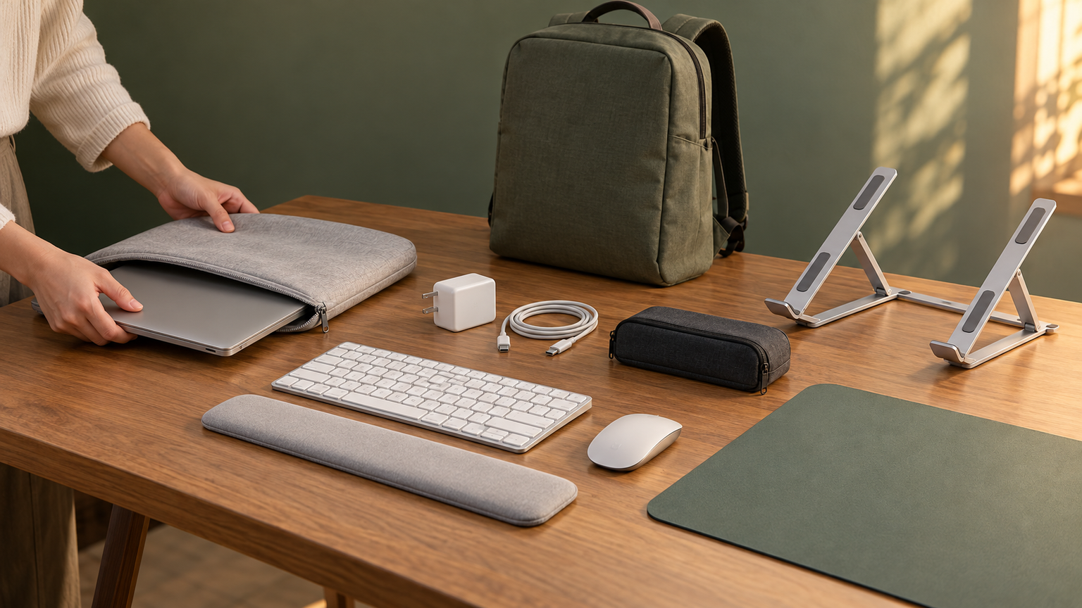 MacBook Air・Proの持ち運びと設置に役立つ10商品