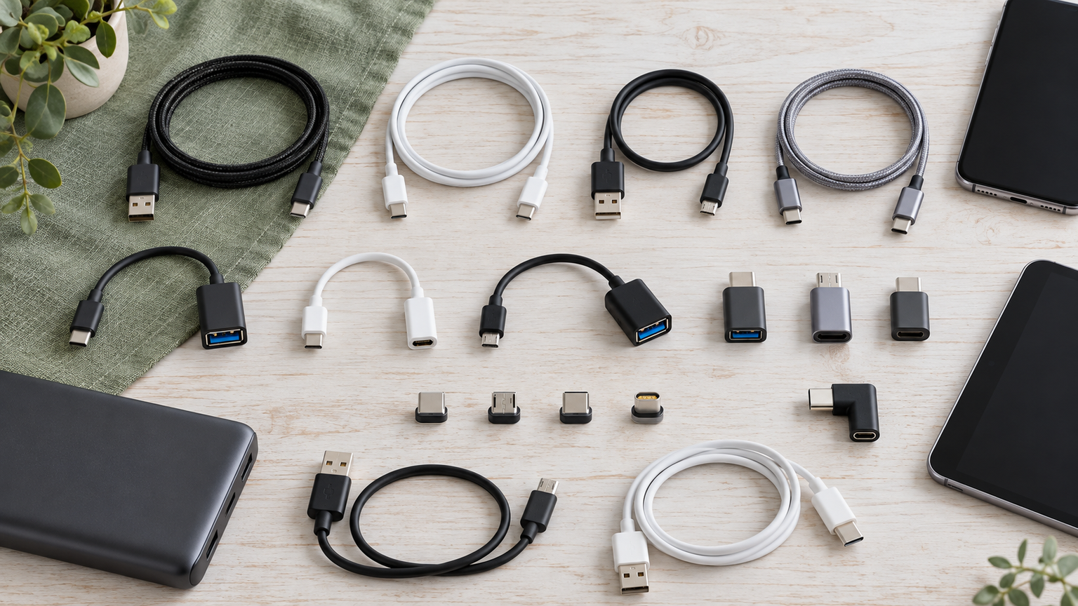 USB-CとMicro USBをつなぐケーブル・変換用品10選