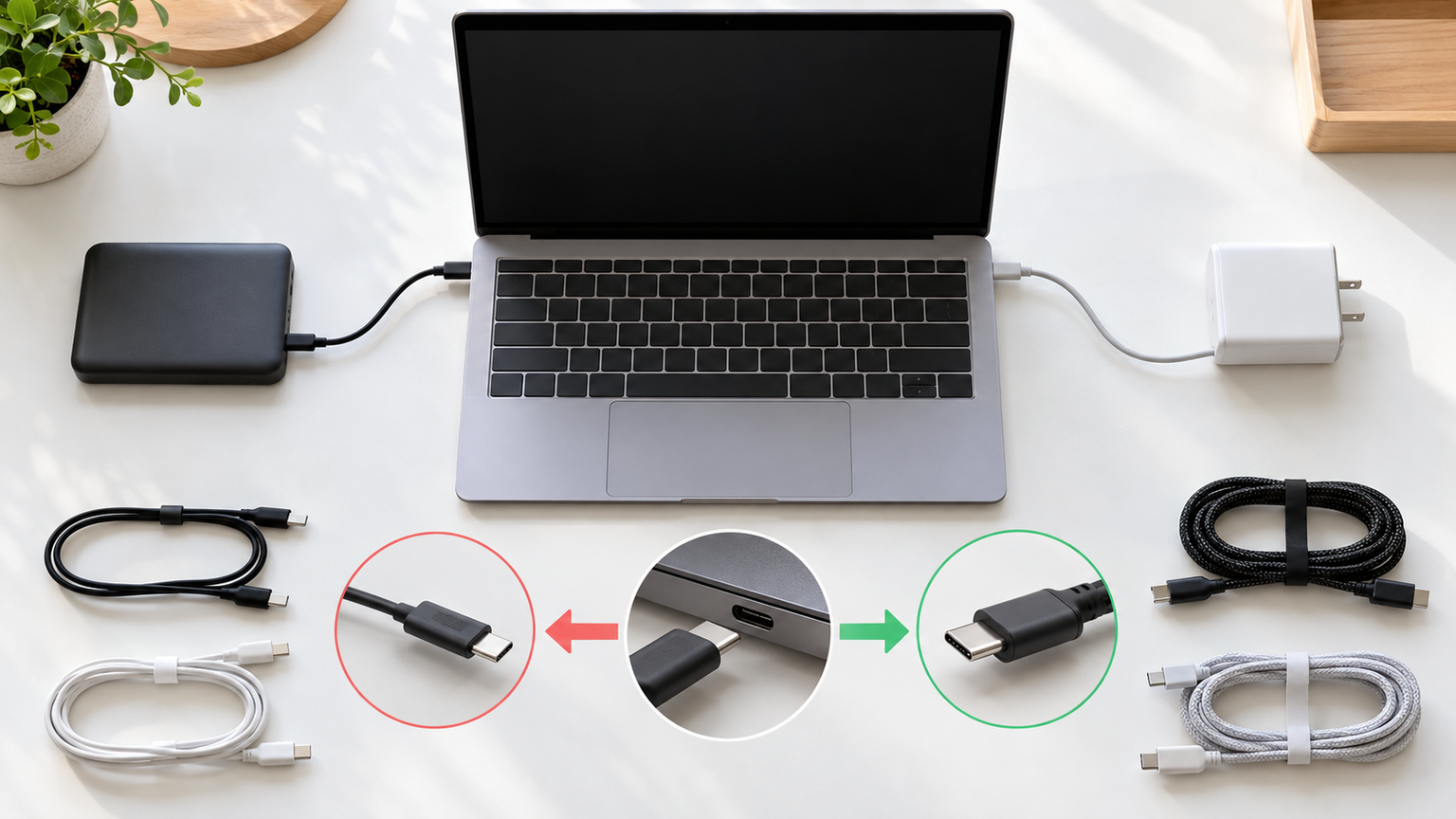 モバイルバッテリーでPCを充電できない原因と対処法