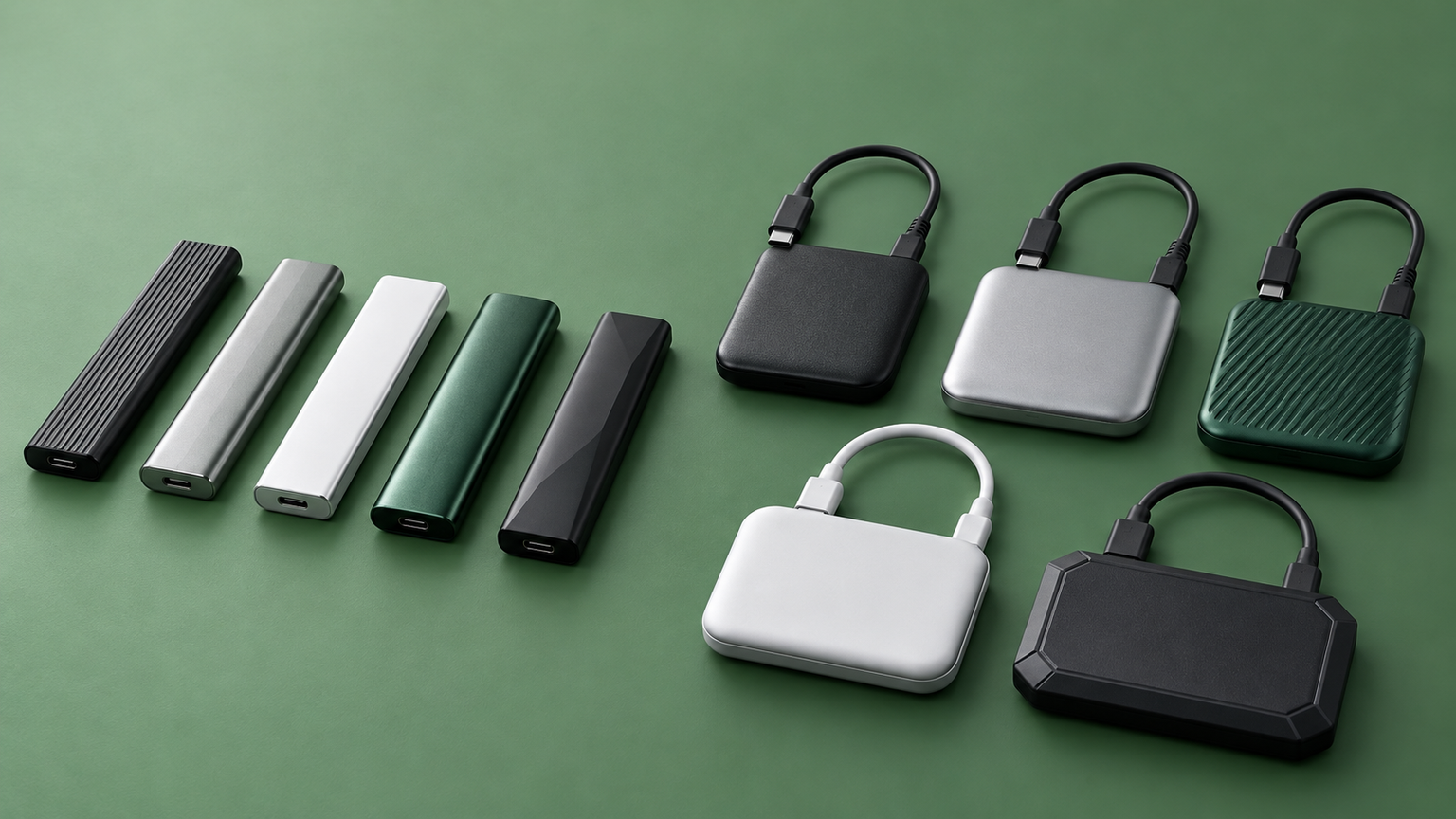 スティックSSDとポータブルSSD10製品を比較