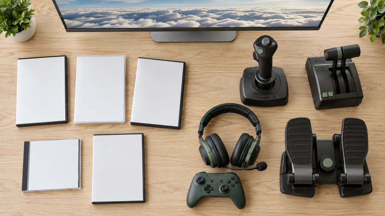 PCで使用するフライトシミレーターソフト5件と関連用品5件を比較