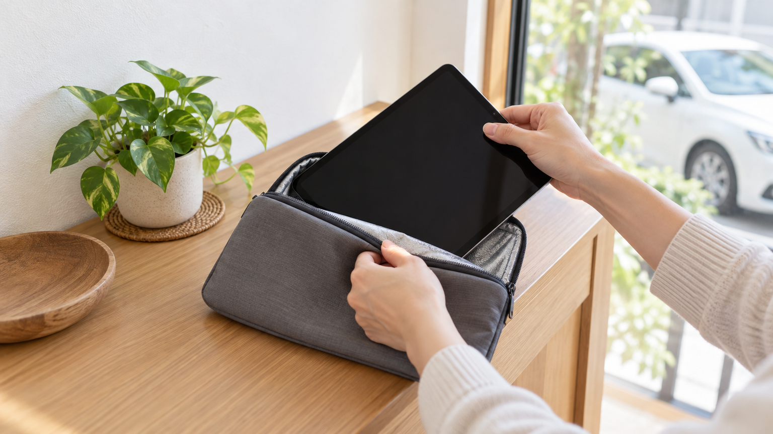 タブレットを車内の熱から守るための基本