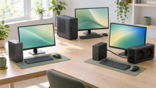 ミニPCのグラボは内蔵・専用・外付けのどれを選ぶ？接続条件とおすすめ機種