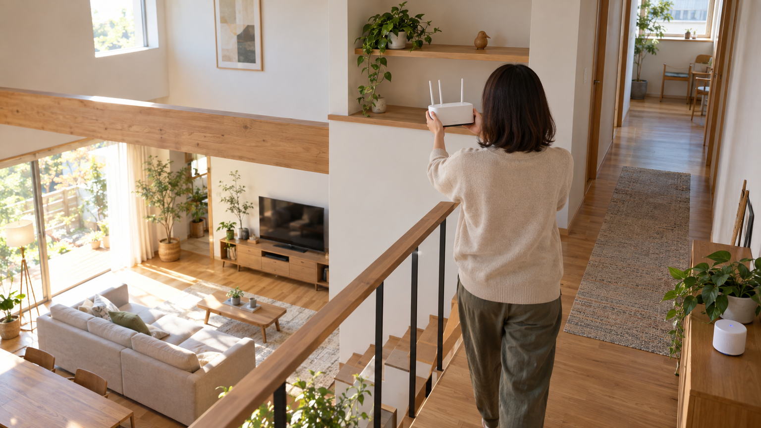 2階建てのWi-Fiは設置を見直してから構成を選ぼう