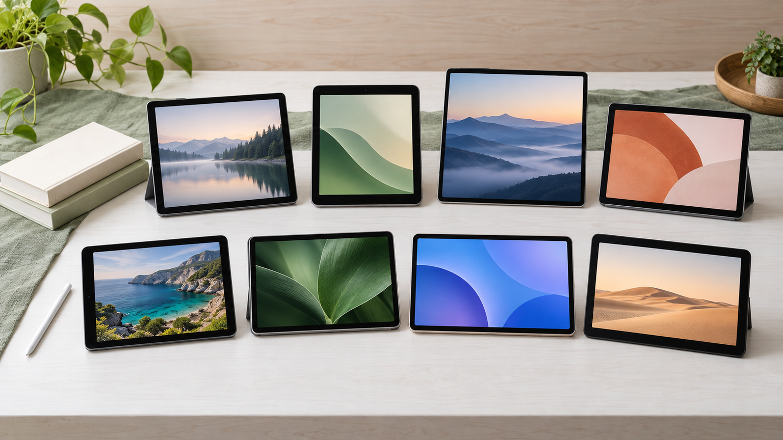 使い方を学べる入門書2冊とAndroidタブレット8台を比較