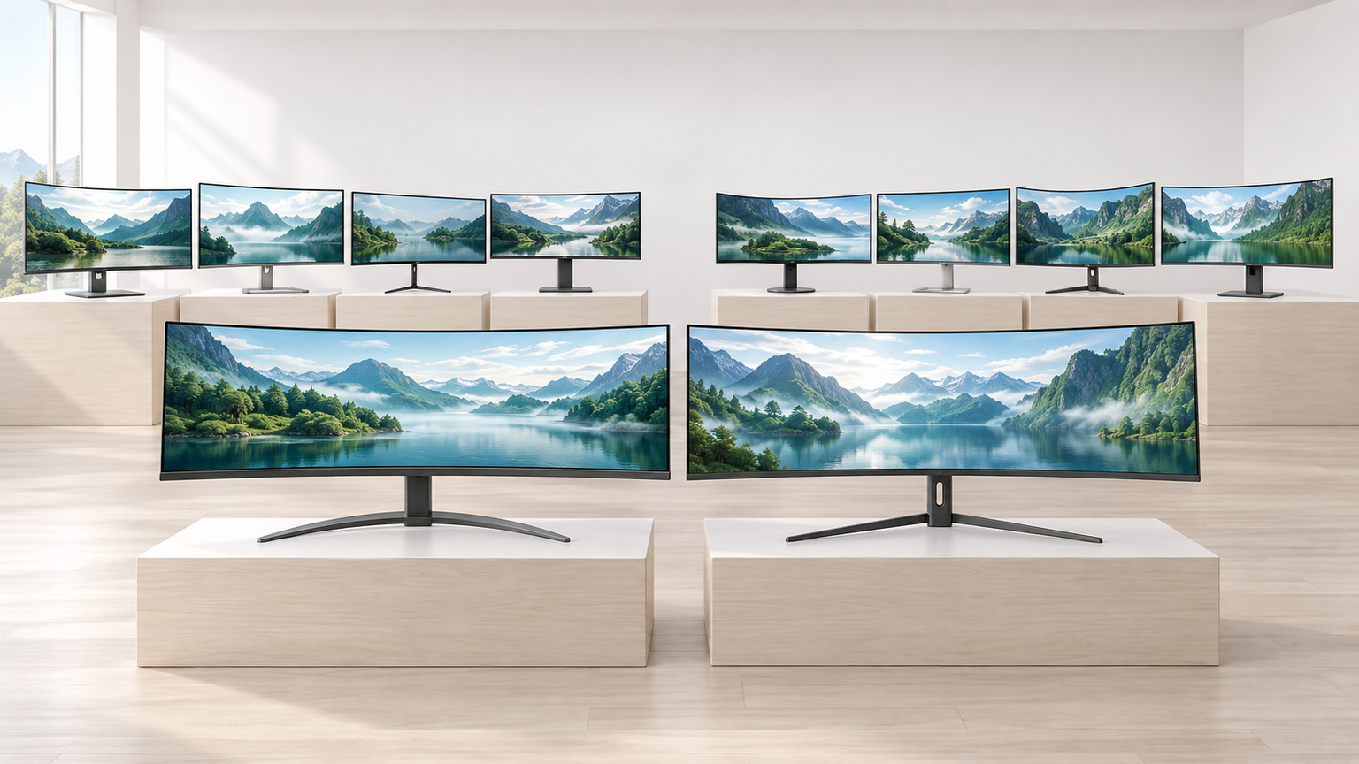 34インチかつ5K2K（5120×2160）解像度のモニター2件と比較対象8件を比較