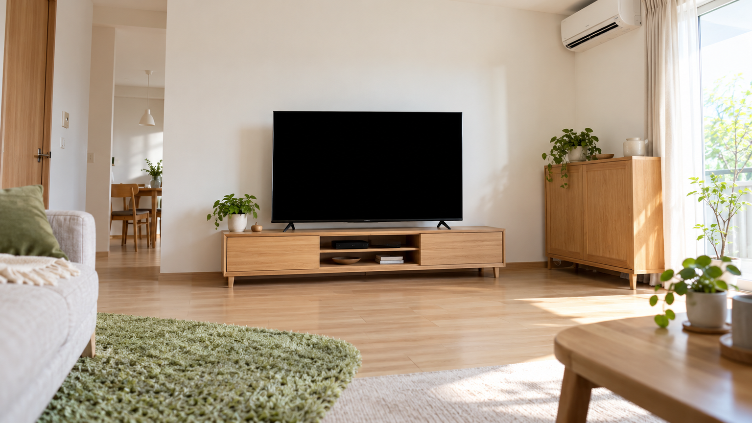 55インチテレビに合う部屋の広さと設置条件