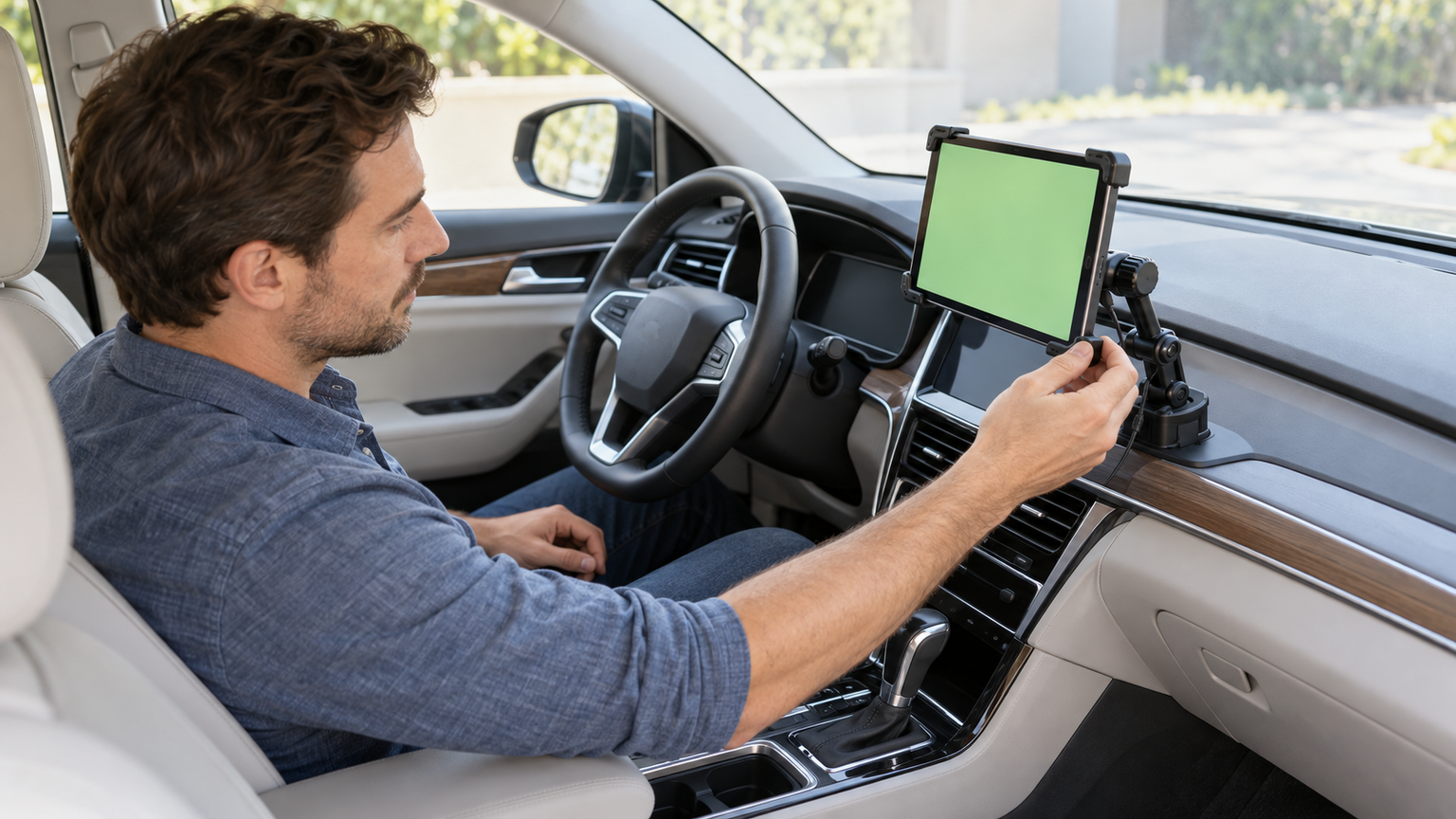 iPad miniを車内で安全に使いやすくする選び方