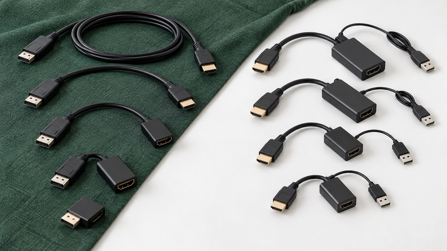 DP・HDMI変換ケーブル10製品を接続方向別に比較