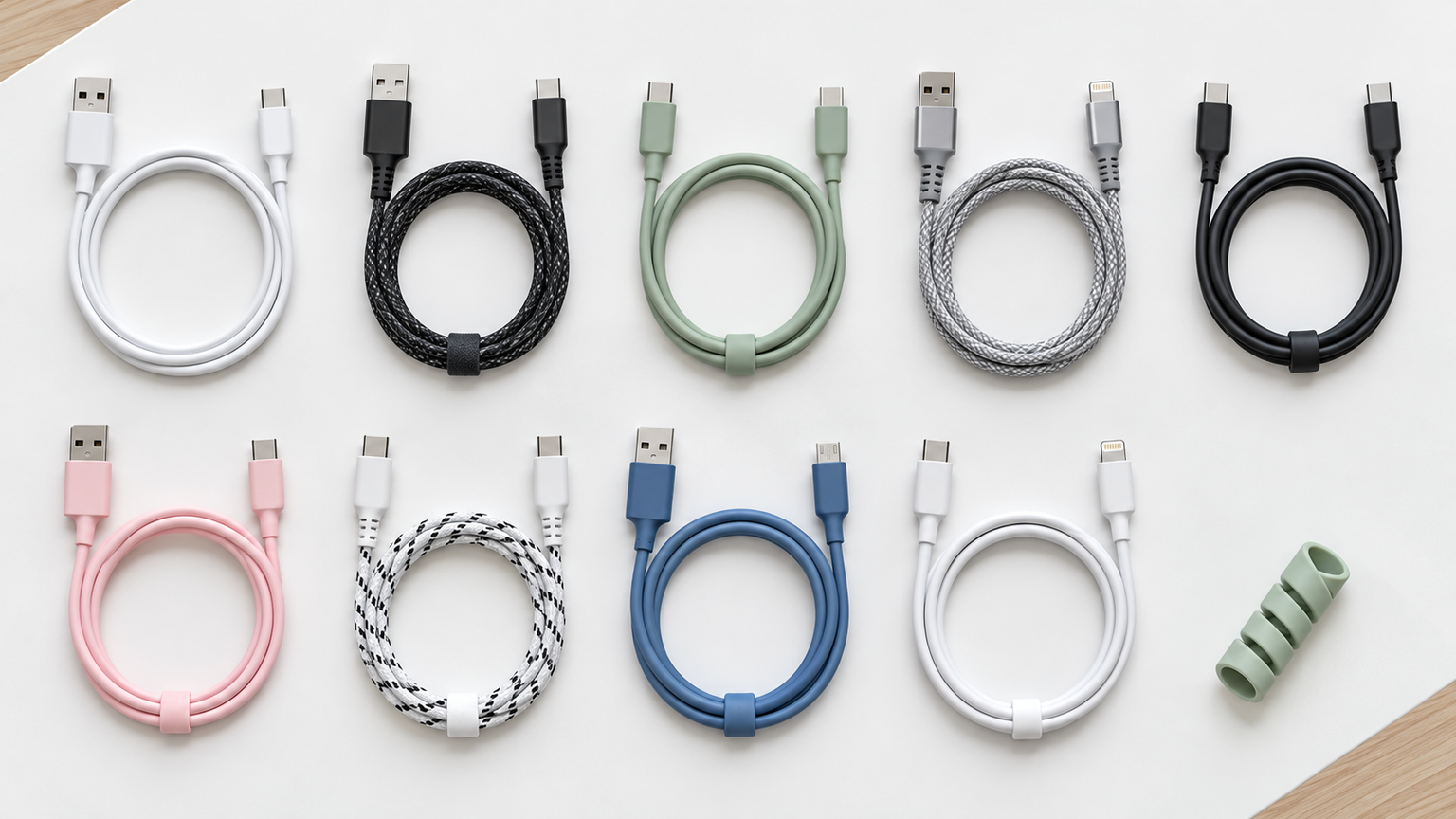 断線・発火対策を考えた充電ケーブル9件と保護カバー1件を比較