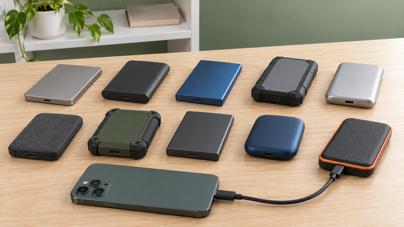 iPhoneへの接続や直接保存を検討できる外付けSSD10選