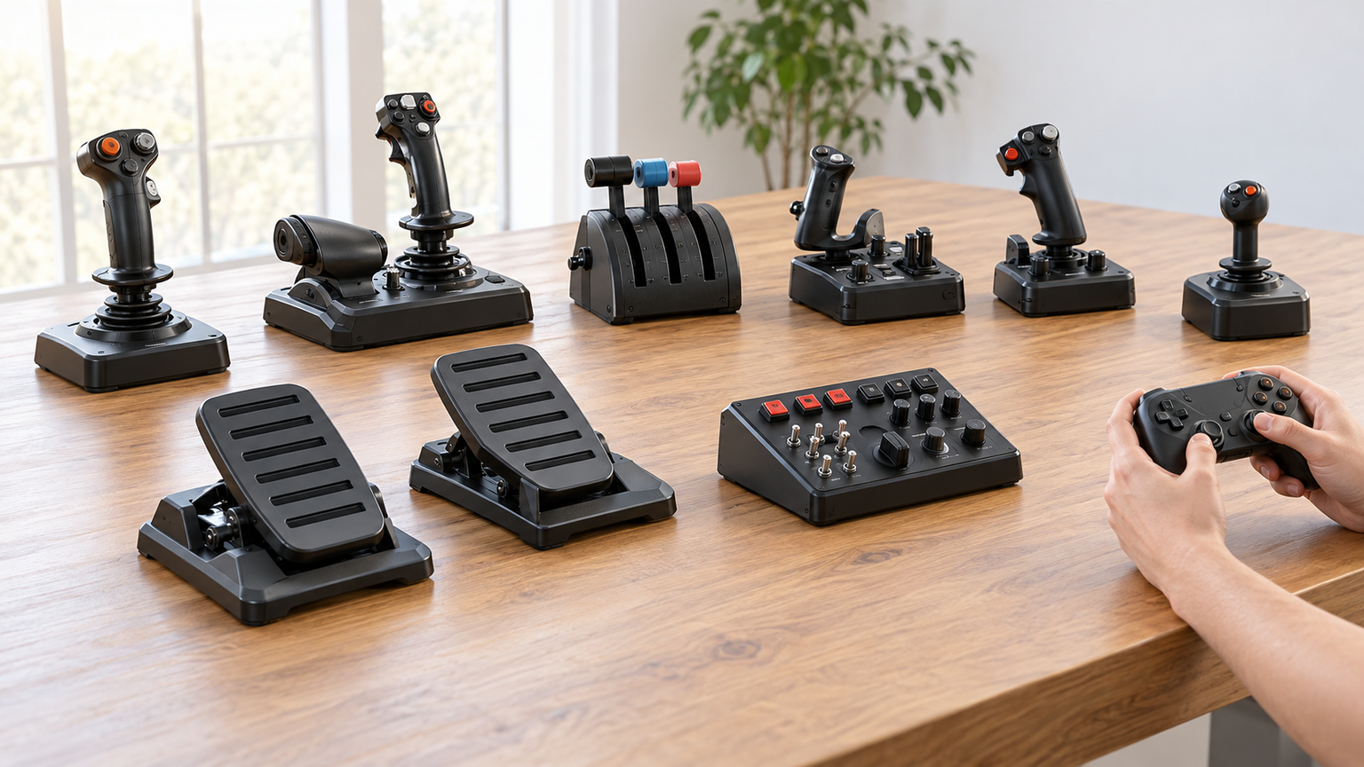 フライトスティックとゲームパッドなど10製品を比較