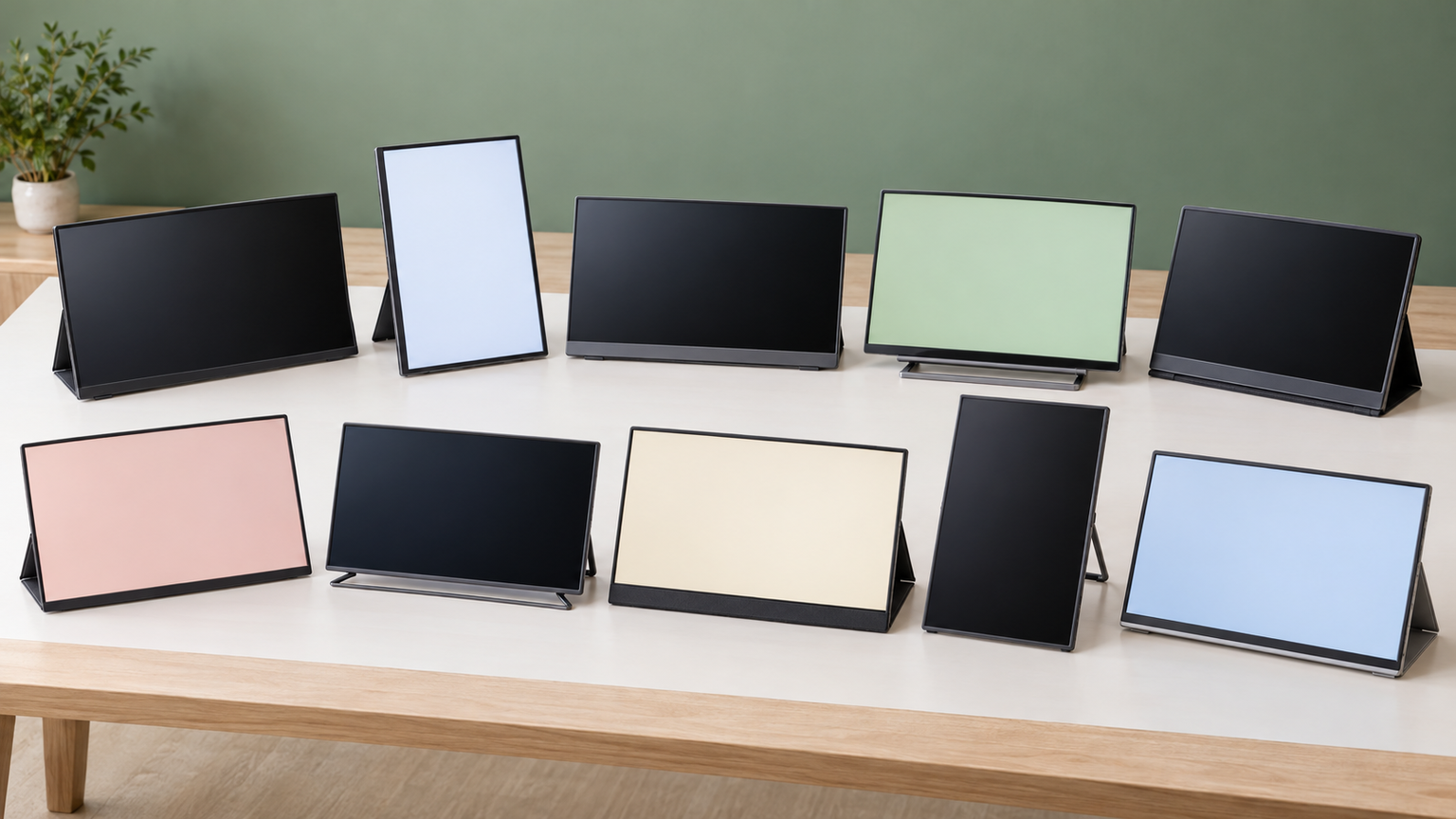 UPERFECTを含むモバイルモニター10機種を比較