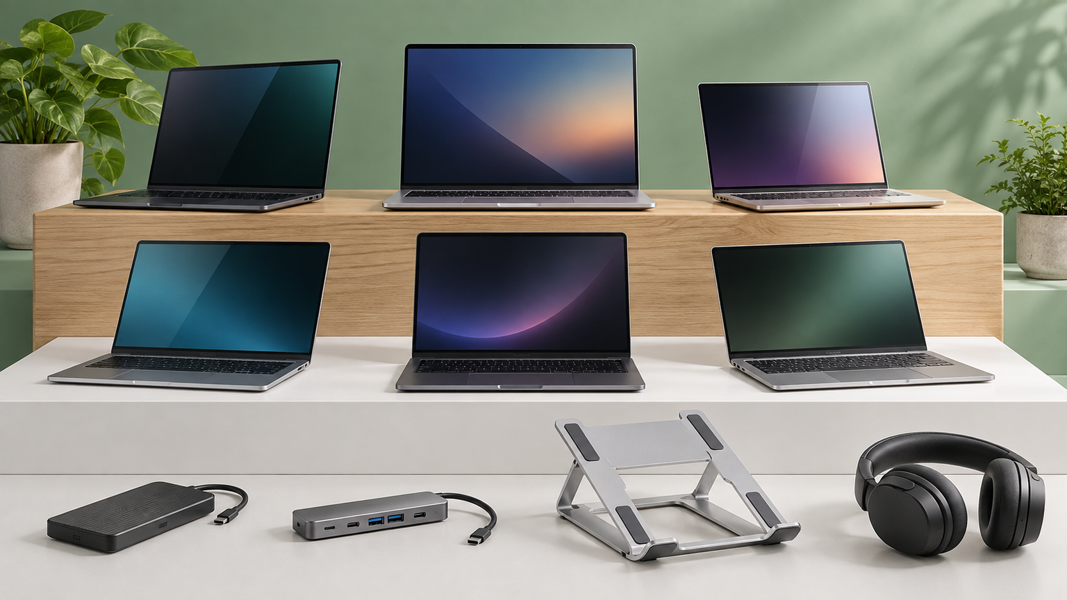 動画編集用途のMacBook（設定や作業環境の改善で解決しない場合の任意の買い替え候補）6件と関連用品4件を比較