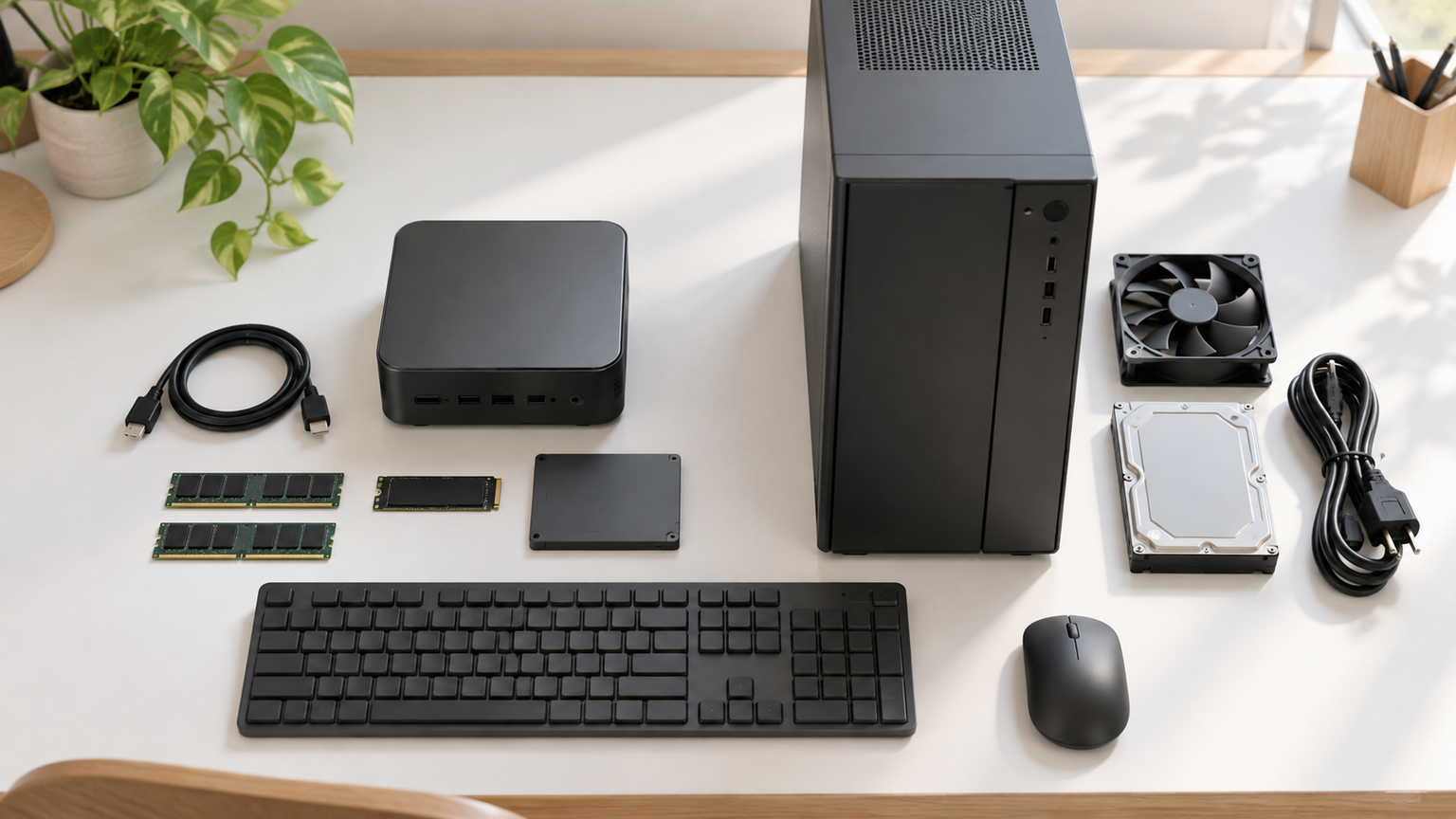ミニPCとデスクトップPCの違いを判断するポイント