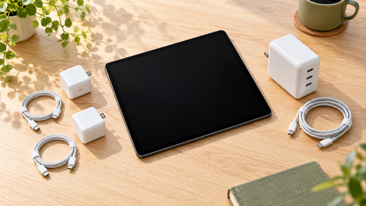 iPad充電器の10Wと12Wの違いは？20Wとの充電性能も解説