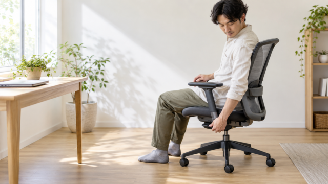 オフィスチェアはコスパ重視なら5万円でどう選ぶ？調整機能と体格の確認方法