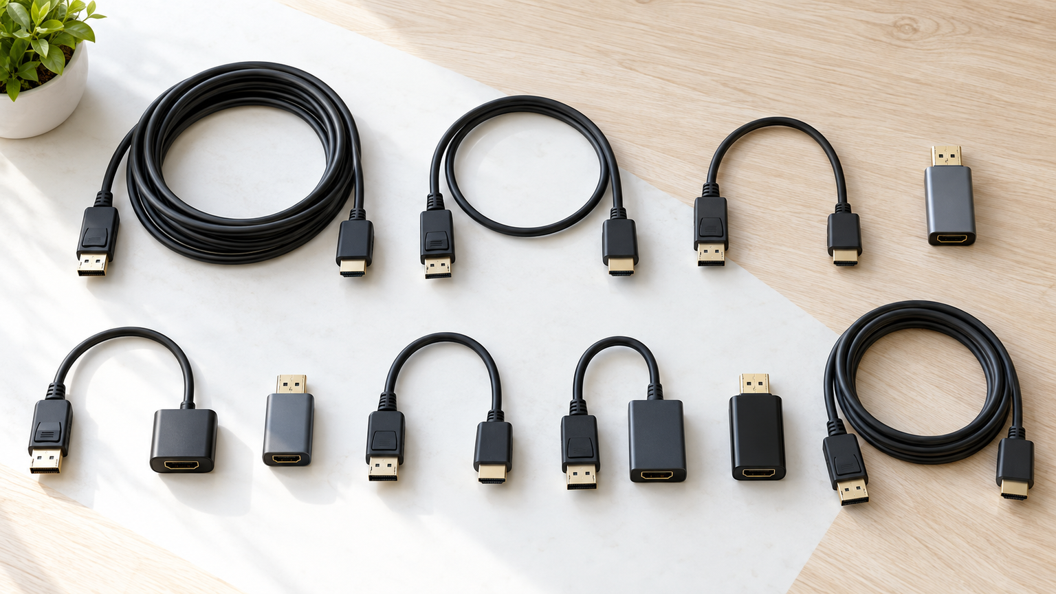 DisplayPort・HDMI変換ケーブル10商品を比較